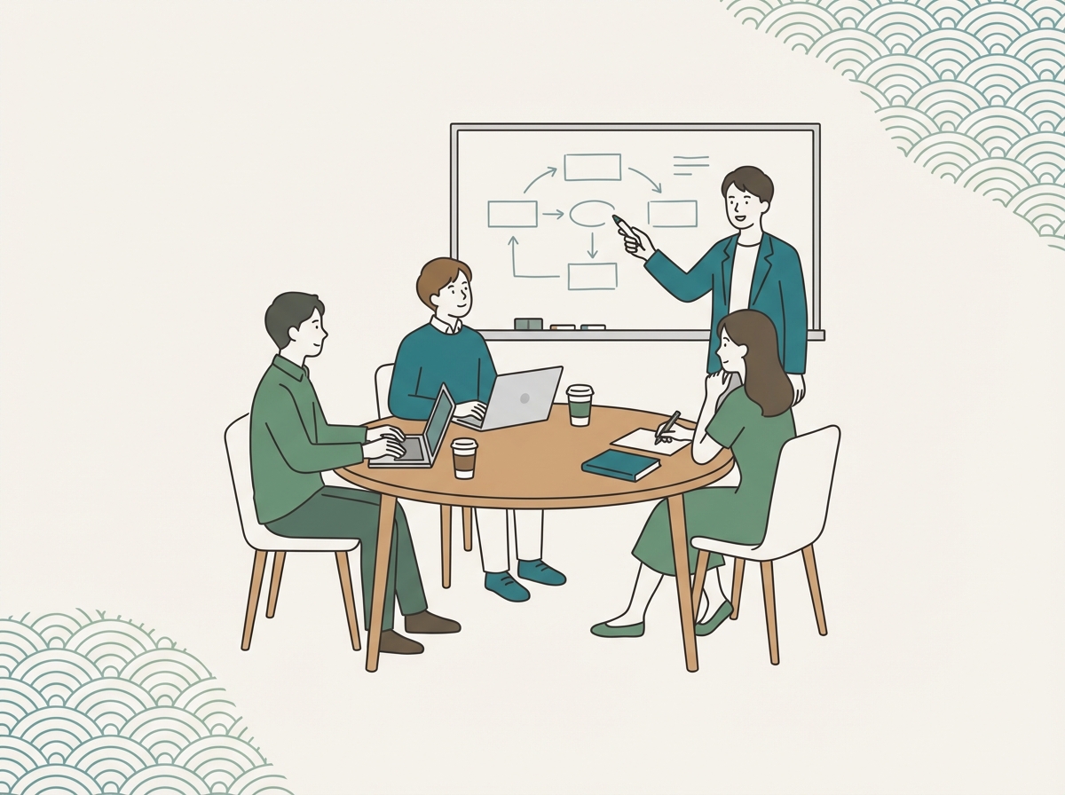 自走支援 ─ チームで業務改善を進めるイメージ